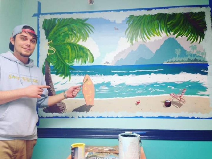 Large-scale mural