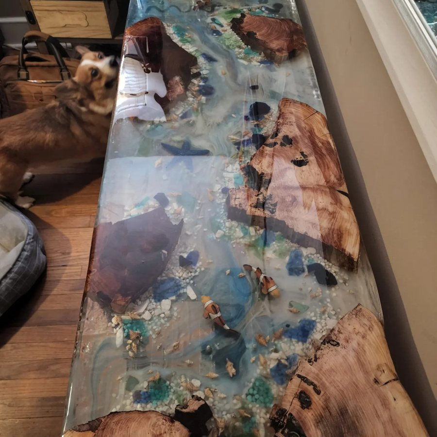 Ocean resin detail