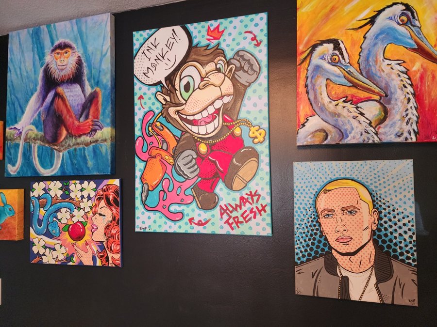 Exhibition wall